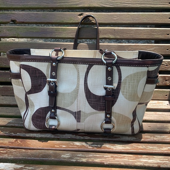 Coach Handbags - Coach Signature Tonal handbag